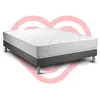 VITALIT Ensemble Vitalmemo 140x190cm Sommier Kit Gris