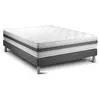 VITALIT Ensemble Vitalmemo Back 180x200cm Sommier Kit Gris