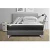 VITALIT Pack Prêt A Dormir Vitalspring 140 X 190 Cm Sommier Kit Gris