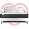 VITALIT Pack Prêt A Dormir Vitalpower 140 X 190 Cm Sommier Kit Blanc