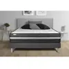 VITALIT Ensemble sommier matelas 140x200 VITALPOWER ZEN Mémoire de forme ProfiZone - 23 cm - Ferme - sommier kit gris