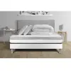 VITALIT Pack Prêt A Dormir Vital Relax 180 X 200 Cm Sommier Kit Blanc