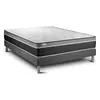 VITALIT Ensemble Vital Care 200 X 200 Cm Sommier Kit Gris