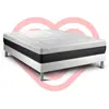 VITALIT Ensemble Vital Form 140 X 190 Cm Sommier Kit Blanc