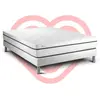 VITALIT Ensemble sommier matelas 180x200 VITAL SPA Mémoire de forme - 24 cm - Ferme - sommier kit blanc