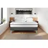 VITALIT Ensemble sommier matelas 160x200 VITAL SPA Mémoire de forme - 24 cm - Ferme - sommier kit gris + 2 oreillers + couette