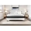 VITALIT Pack Prêt A Dormir Vital Soft 140 X 190 Cm Sommier Kit Blanc