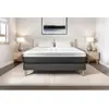 VITALIT Ensemble Vital Soft 140 X 200 Cm Sommier Kit Gris