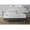 Septnuits Pack Matelas + Sommier Kit Gris 140x190 Memo Luxe Ressorts E...