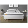 Septnuits Pack Matelas + Sommier Kit Blanc 140x190 Memo Zen Mousse A M...