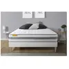 SEPTNUITS Ensemble sommier matelas 160x200 Memo Spring Ressorts ensachés et mémoire de forme - Ferme