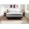 VITALIT Ensemble VITALMEMO BACK 140x200cm sommier kit Noir