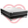 VITALIT Ensemble Vitalmemo One 140 X 190 Cm Sommier Kit Noir