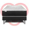 VITALIT Ensemble Vitalmemo One 90 X 200 Cm Sommier Kit Noir