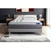 ACTISOM Ensemble sommier matelas 200x200 Actilatex plus - 26 cm - Très ferme - sommier kit gris + 2 oreillers + couette