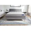 ACTISOM Ensemble sommier matelas 200x200 Actiflex night - 20 cm - Très ferme - sommier kit gris