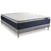 ACTISOM Ensemble matelas Mémoire de forme ACTIMEMO MAX 120x190 cm Maxi épaisseur 7zones de confort + sommier 120 x 190 cm Gris