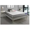 ACTISOM Ensemble sommier matelas 180x200 Actimemo night - 20 cm - Très ferme - sommier kit gris