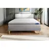 ACTISOM Ensemble sommier matelas 140x190 Actimemo touch - 20 cm - Equilibré - sommier kit gris