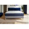 ACTISOM Ensemble sommier matelas 140x190 Actimemo sleep - 22 cm - Equilibré - sommier kit gris