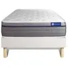 Actisom Ensemble Matelas Ressorts Ensaches+Memoire De Forme Actiflex Z...