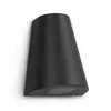 Applique Murale Extérieure 2x5W - IP54 - Haut & Bas - Noir - DeliTech®