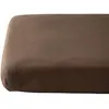 Kadolis Drap housse Satin Brun (60 x 120 cm)