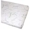 Kadolis Drap housse en coton bio Yukari Tilleul (60 x 120 cm)