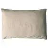 Kadolis Taie d'oreiller satin de coton bio Lin (40 x 60 cm)