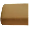 Kadolis Drap housse satin de coton bio Ambre (60 x 120 cm)