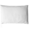 Kadolis Taie d'oreiller satin de coton bio Blanc craie (40 x 60 cm)