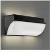 SILAMP Applique Murale led 30W Noire IP65 Température de Lumière Variab