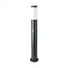 SILAMP Borne Extérieur Anthracite avec Détecteur 80cm pour Ampoule E27