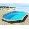 Habitat et Jardin Piscine bois " Bora " 5.86 x 3.86 x 1.30 m