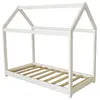 Lit Cabane Pour Enfant "Camilla" - 140 X 70 Cm - Blanc