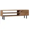 Meuble TV en bois "Avila" - 120 x 30 x 38 cm - Pin atlantique