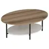 Habitat et jardin Table basse en bois "Elis" - 90 x 60 x 36 cm - Chêne...