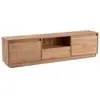Meuble TV en bois Vanguard - 160 x 29 x 42 cm - Pin atlantique