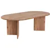 Table basse en bois Sable - 60 x 119 x 40 cm - Pin atlantique