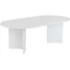 Habitat et jardin Table basse en bois "Sable" - 60 x 119 x 40 cm - Bla...