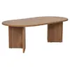 Habitat et jardin Table basse en bois "Sable" - 60 x 119 x 40 cm - Chê...