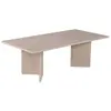 Table basse en bois Sabin - 60 x 119 x 40 cm - Travertin