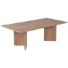 Table basse en bois Sabin - 60 x 119 x 40 cm - Chêne Saphir
