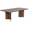 Table basse en bois Sabin - 60 x 119 x 40 cm - Noyer