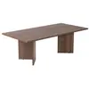 Table basse en bois Sabin - 60 x 119 x 40 cm - Noyer