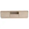 Meuble TV en bois Vanguard - 160 x 29 x 42 cm - Travertin