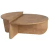 Table basse en bois Orion - 90 x 60 x 30 cm - Chêne miel