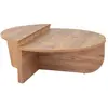 Table basse en bois Orion - 90 x 60 x 30 cm - Pin atlantique