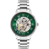Montre Homme PIERRE LANNIER AUTOMATIC - Cadran squelette vert - Bracel...