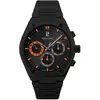 PIERRE LANNIER Montre Homme COPILOTE Noir Cadran Noir Bracelet Acier Noir 24 MM